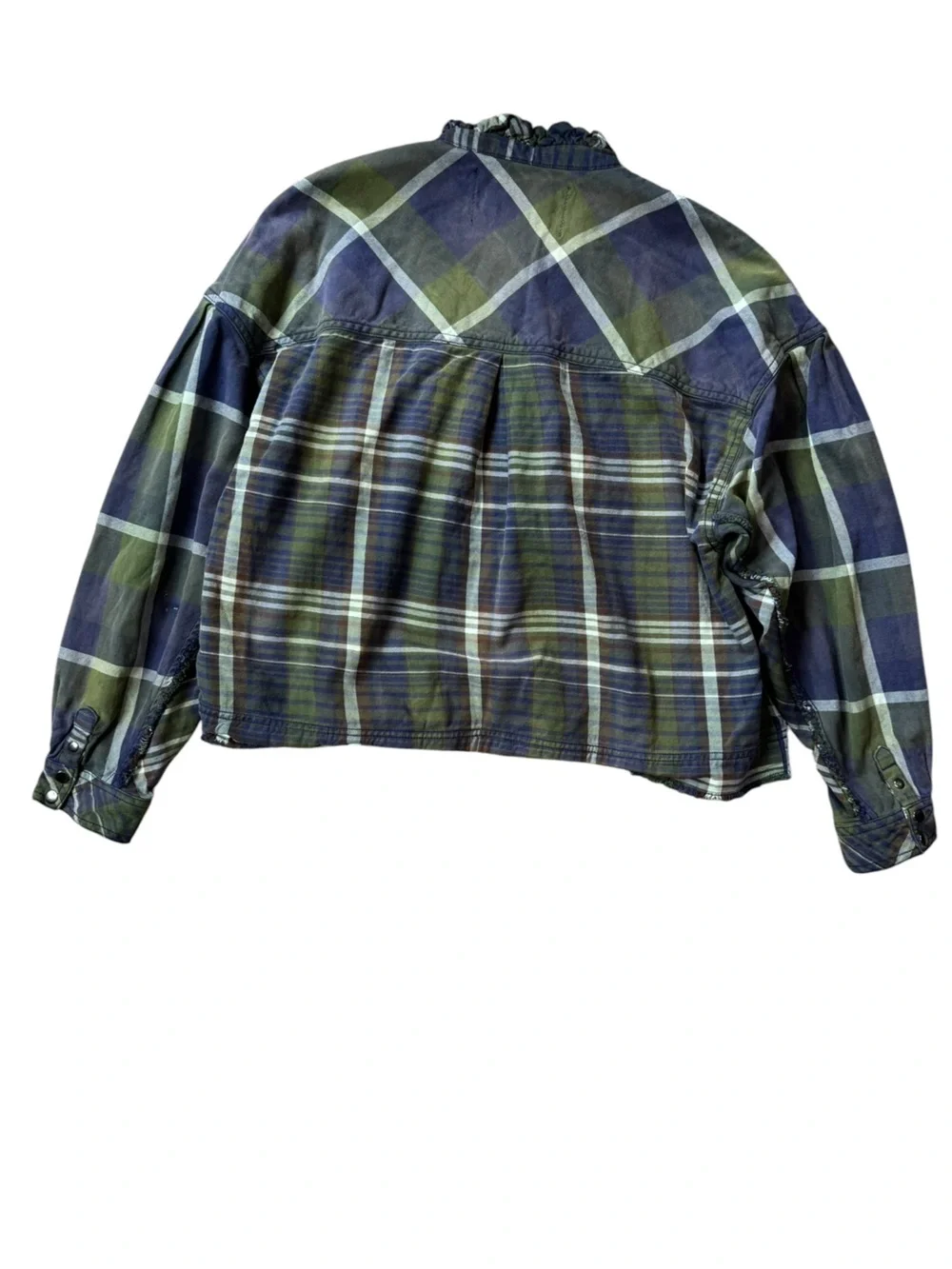 Free People We The Free Emily Plaid Top size M